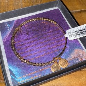 Alex and Ani brilliance bead crescent moon